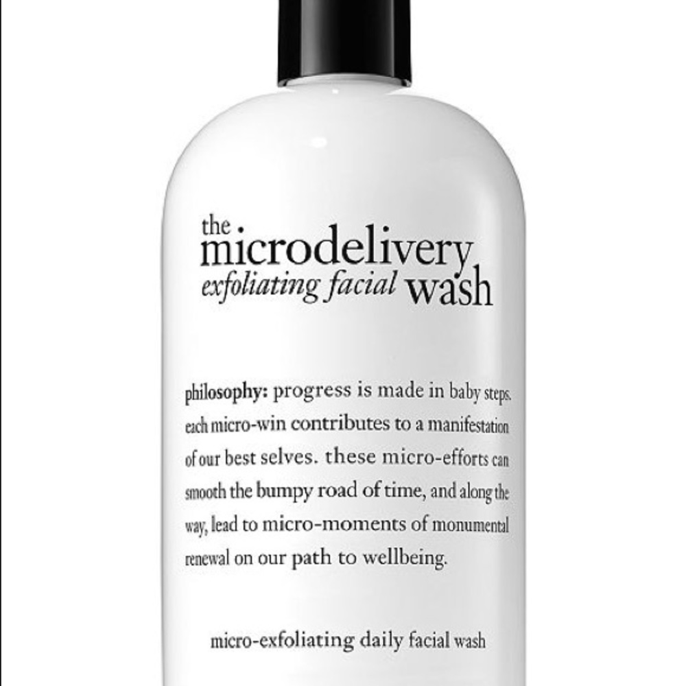 Microdelivery exfoliating face wash philosophy
